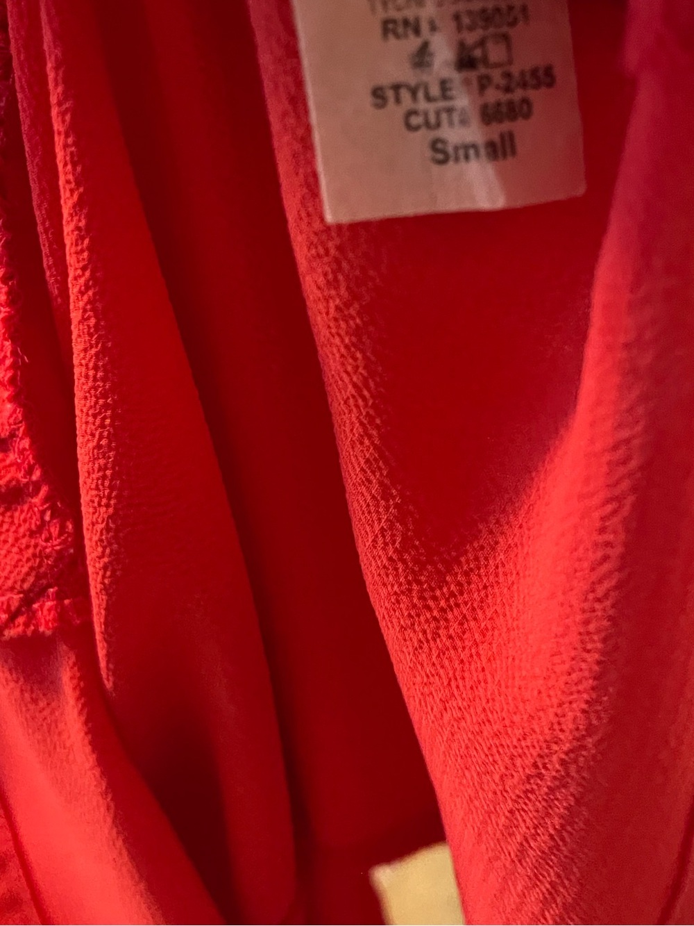 Red Ruffle Women's Shorts - Picture 3 of 3